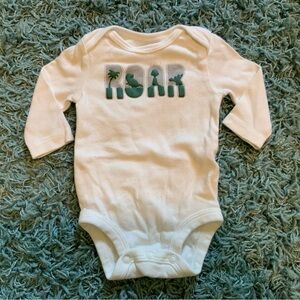 ⭐️ 5 for $15 ROAR 🦖 Long Sleeve Onesie